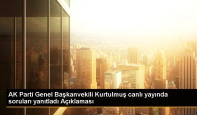 AK Parti Genel Başkanvekili Kurtulmuş canlı yayında soruları yanıtladı Açıklaması